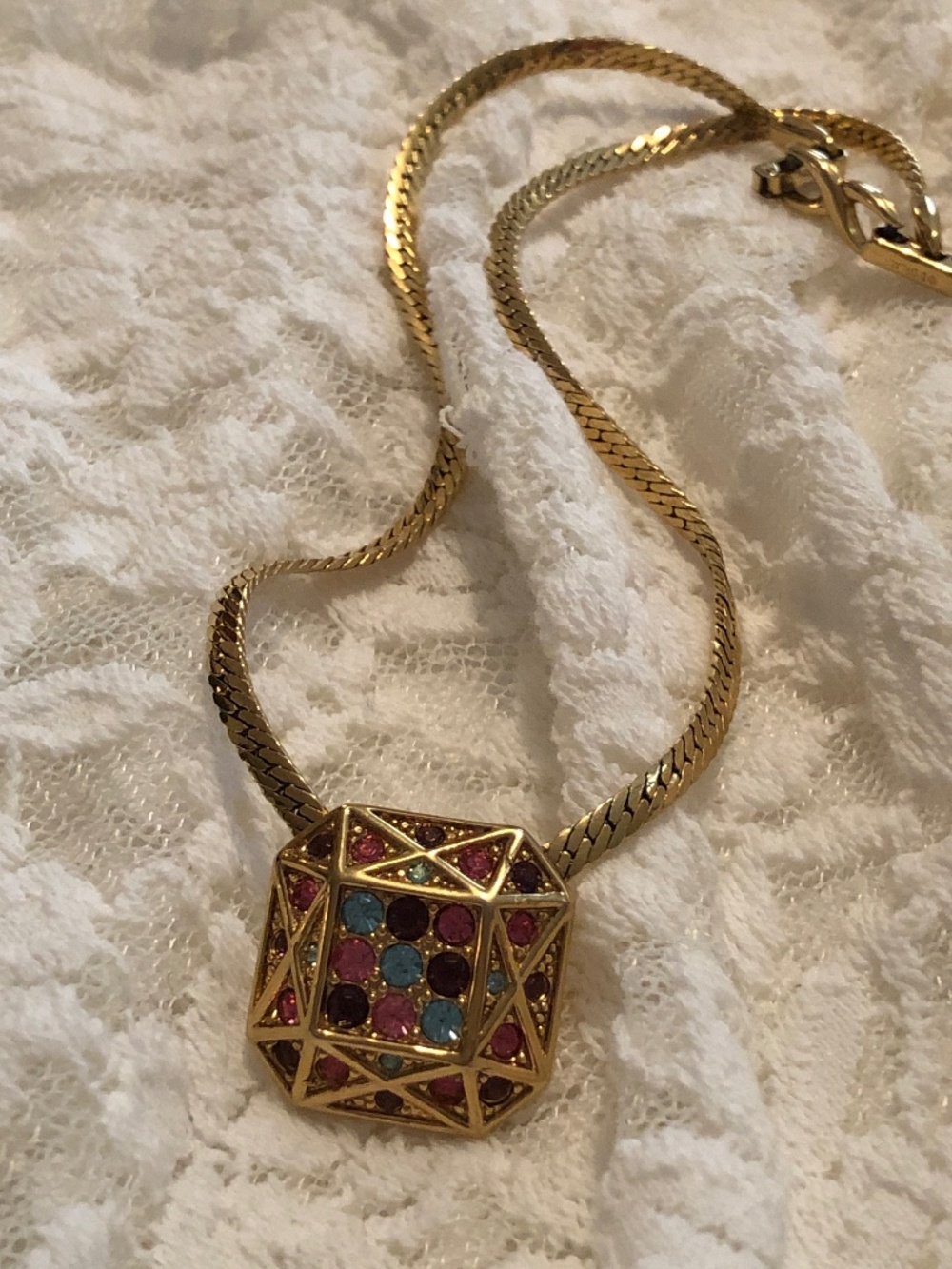 Vintage D’Orlan Buried Treasure Necklace